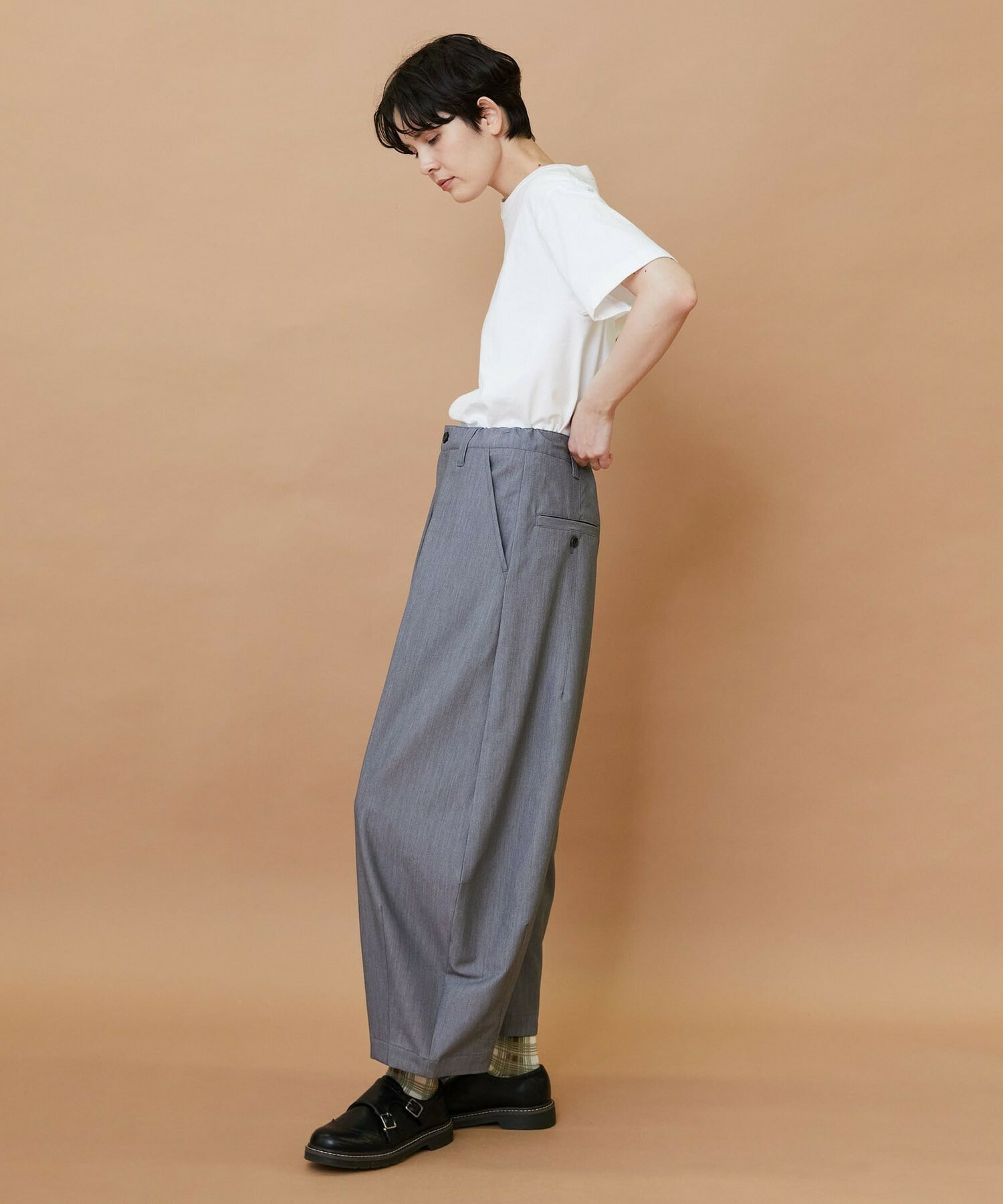 【FRAPBOIS】ウォークトラウザー パンツ 詳細画像 ネイビー 7