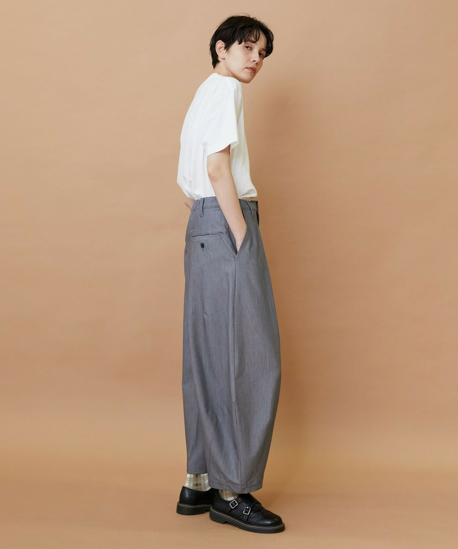 【FRAPBOIS】ウォークトラウザー パンツ 詳細画像 ネイビー 9