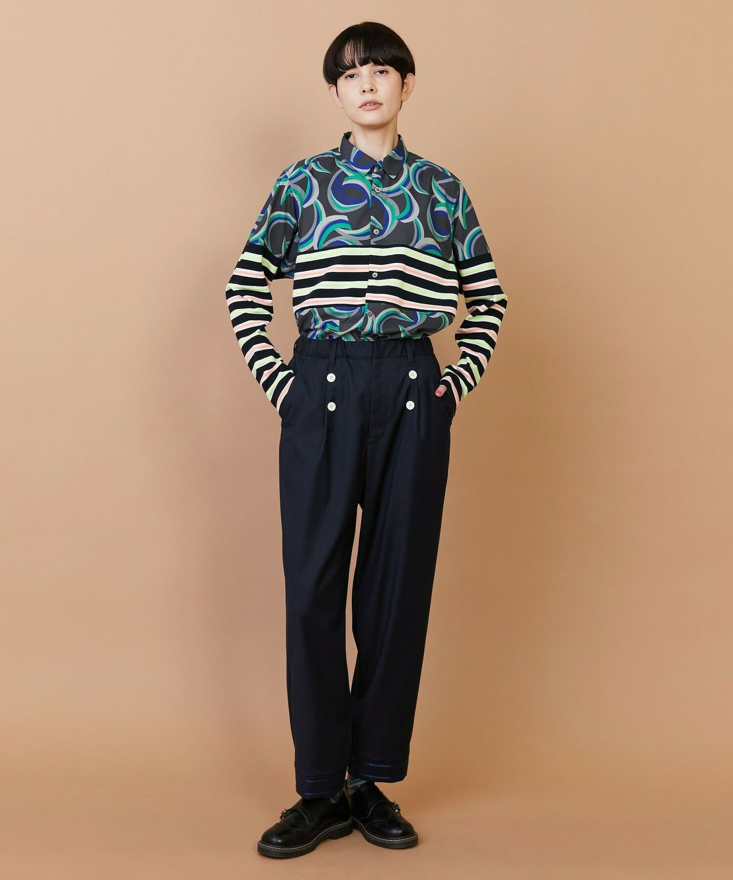 【FRAPBOIS】マリーナ パンツ 詳細画像 ネイビー 16