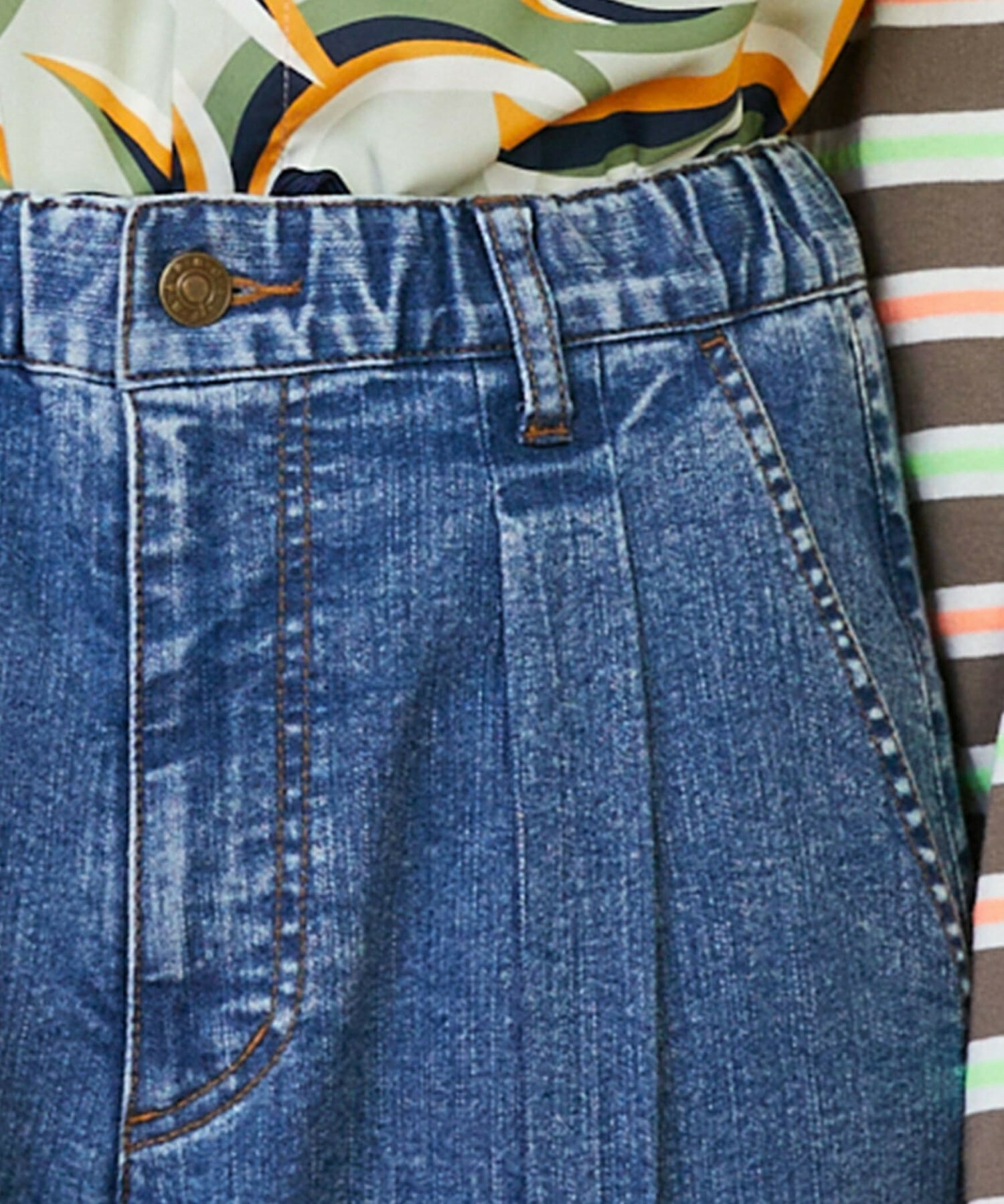 【FRAPBOIS】モーメントデニム2 パンツ 詳細画像 ブルー 4