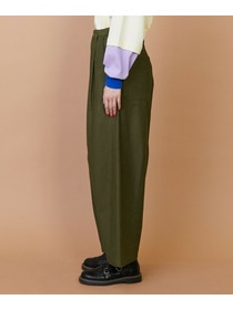 【FRAPBOIS】バックサテン パンツ 詳細画像 グリーン 1