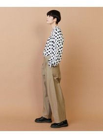 【FRAPBOIS】バックサテン パンツ 詳細画像 グリーン 15