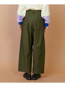 【FRAPBOIS】バックサテン パンツ 詳細画像 グリーン 2