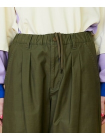 【FRAPBOIS】バックサテン パンツ 詳細画像 グリーン 5