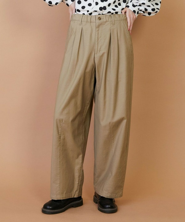 【FRAPBOIS】バックサテン パンツ