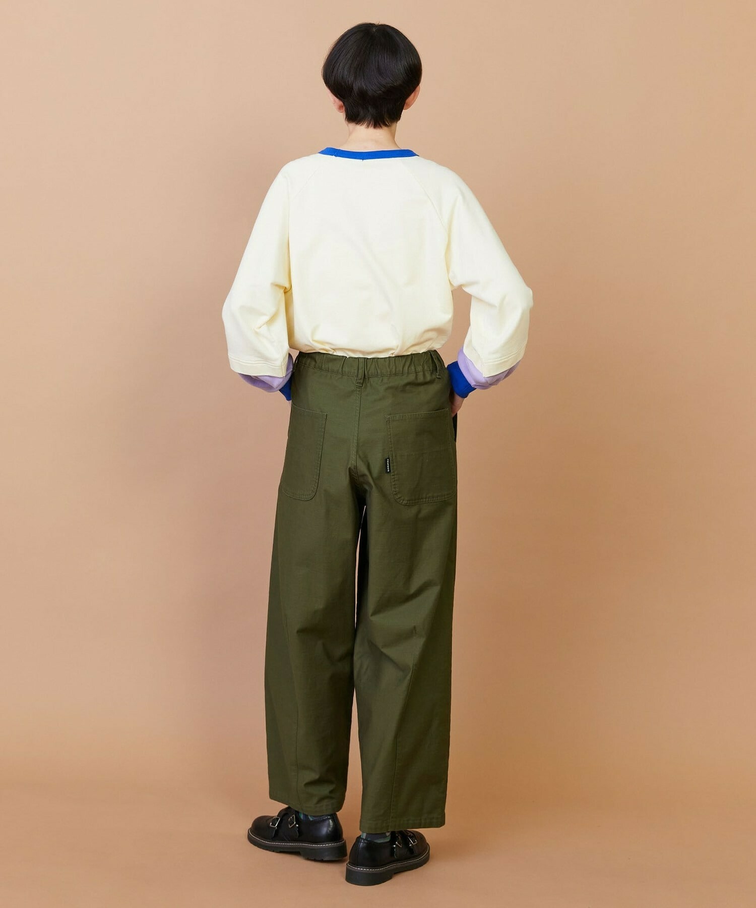 【FRAPBOIS】バックサテン パンツ 詳細画像 グリーン 11