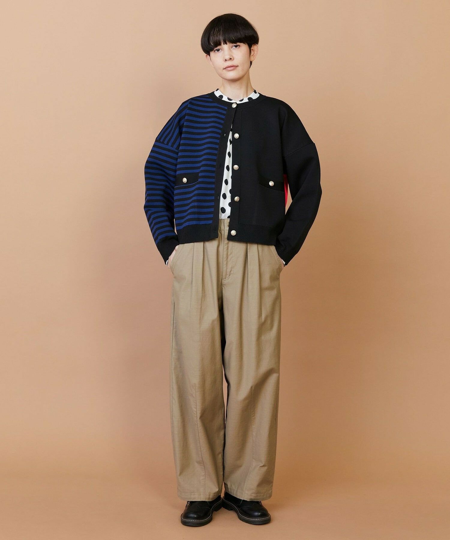 【FRAPBOIS】バックサテン パンツ 詳細画像 グリーン 19