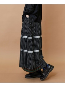 【FRAPBOIS】スプラッシュドット スカート 詳細画像 ブラック 14