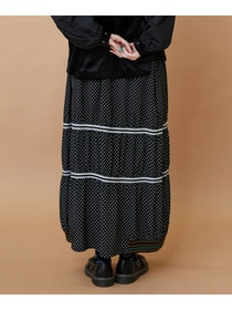 【FRAPBOIS】スプラッシュドット スカート 詳細画像 ブラック 15