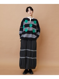 【FRAPBOIS】スプラッシュドット スカート 詳細画像 ブラック 16