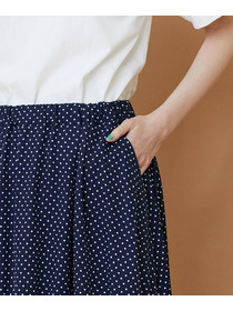 【FRAPBOIS】スプラッシュドット スカート 詳細画像 ブラック 3