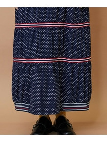 【FRAPBOIS】スプラッシュドット スカート 詳細画像 ブラック 4