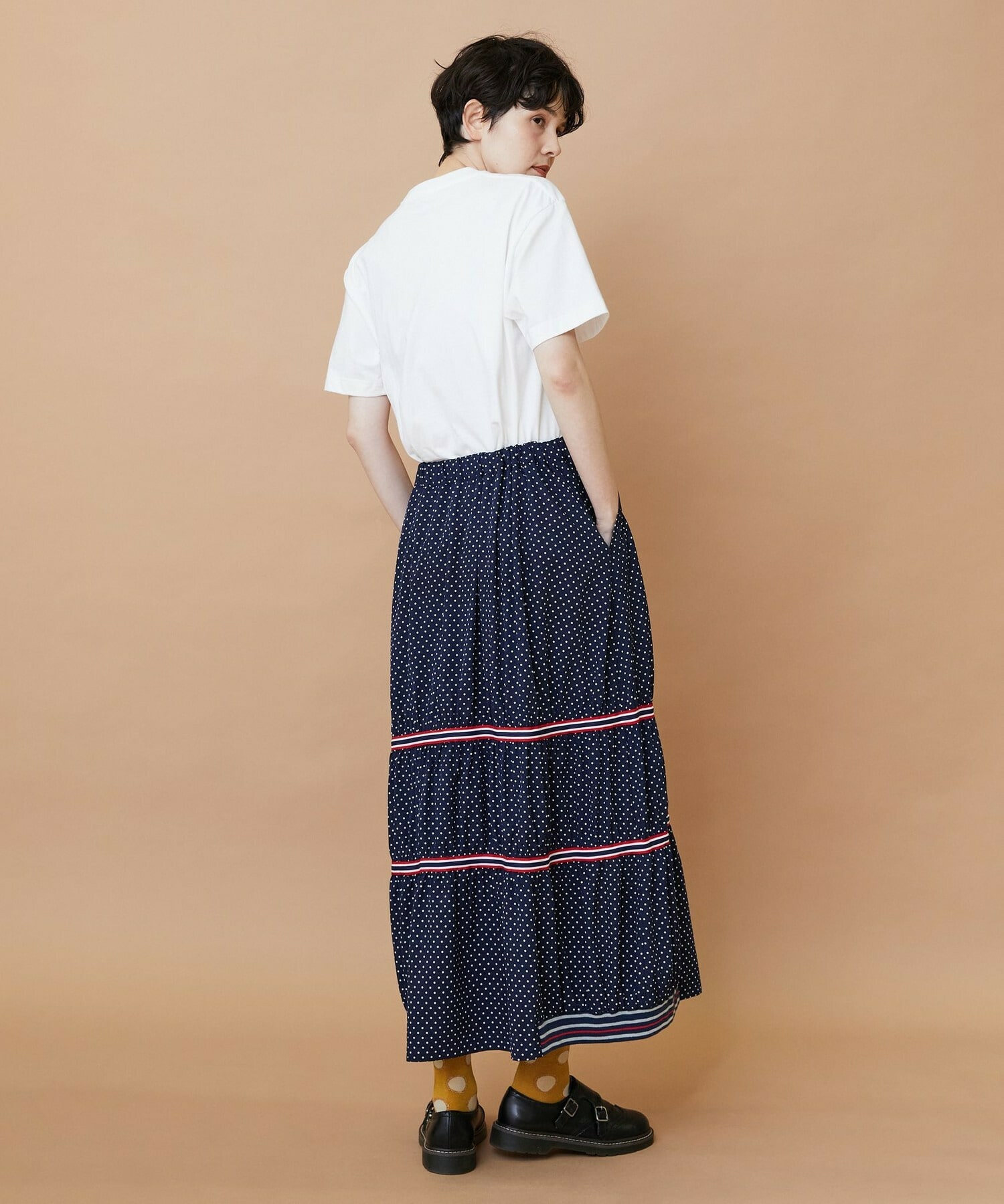 【FRAPBOIS】スプラッシュドット スカート 詳細画像 ブラック 11