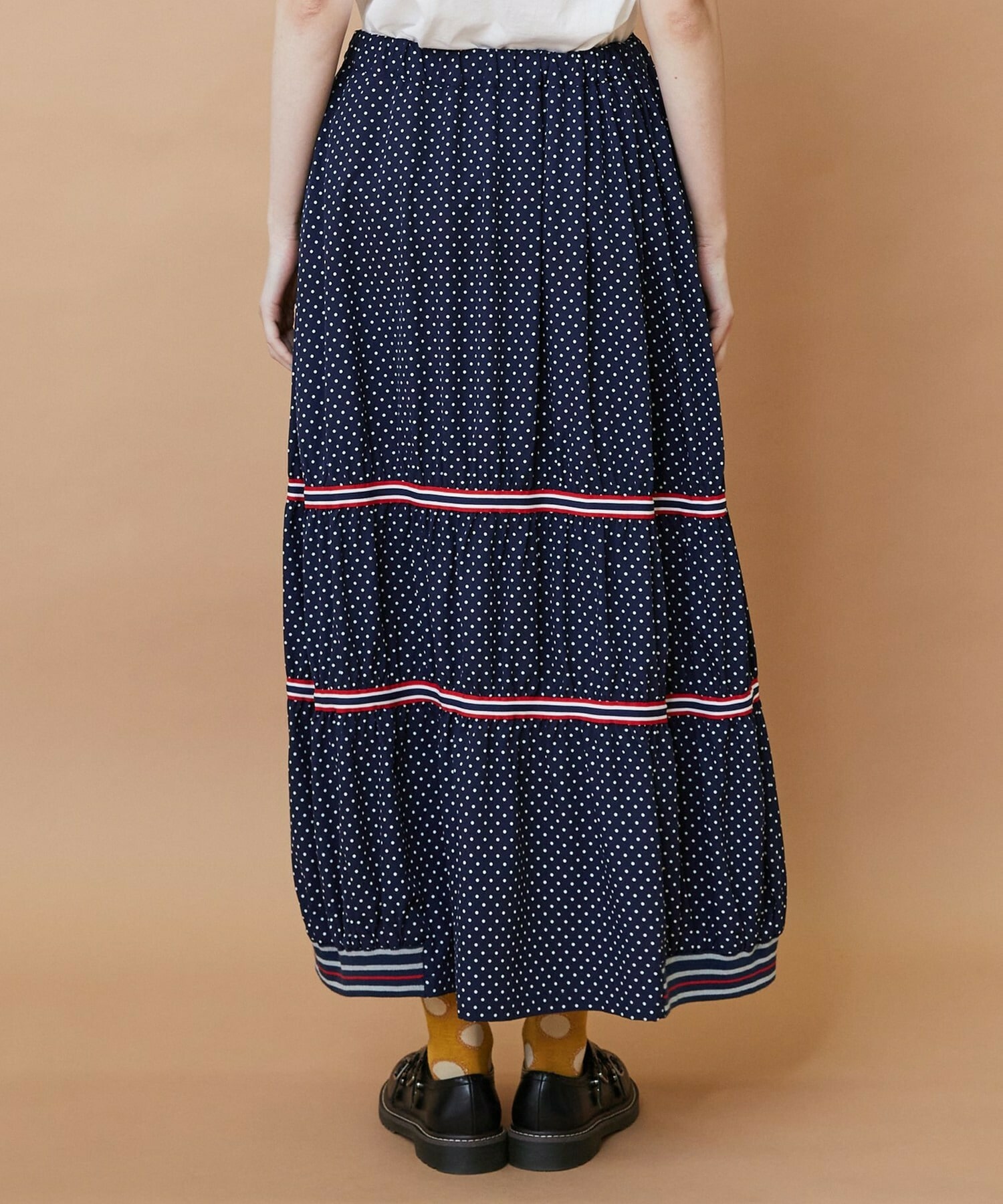 【FRAPBOIS】スプラッシュドット スカート 詳細画像 ブラック 2