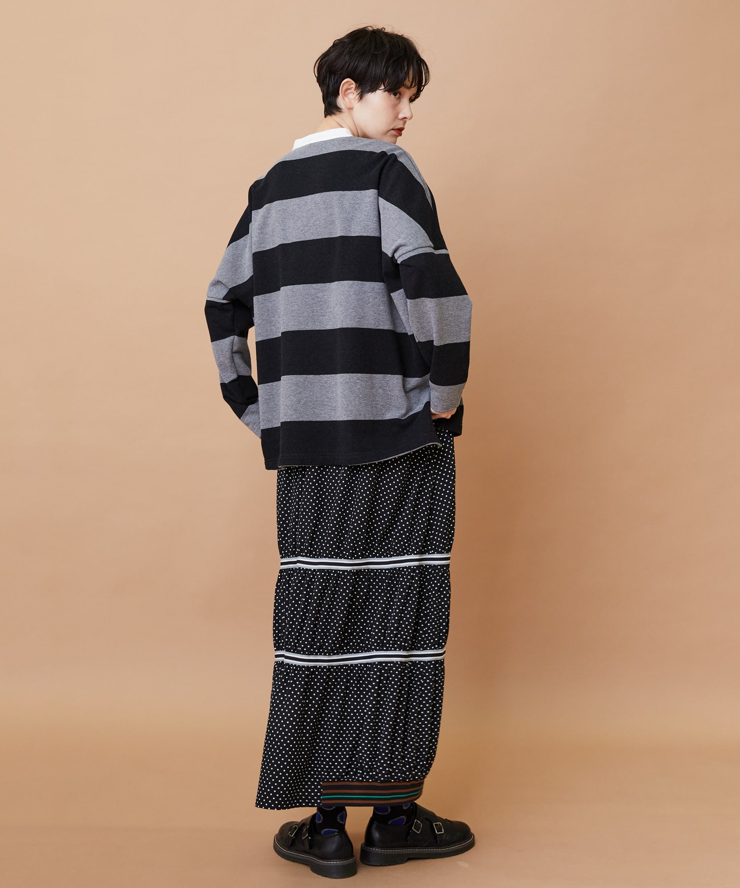 【FRAPBOIS】スプラッシュドット スカート 詳細画像 ブラック 20