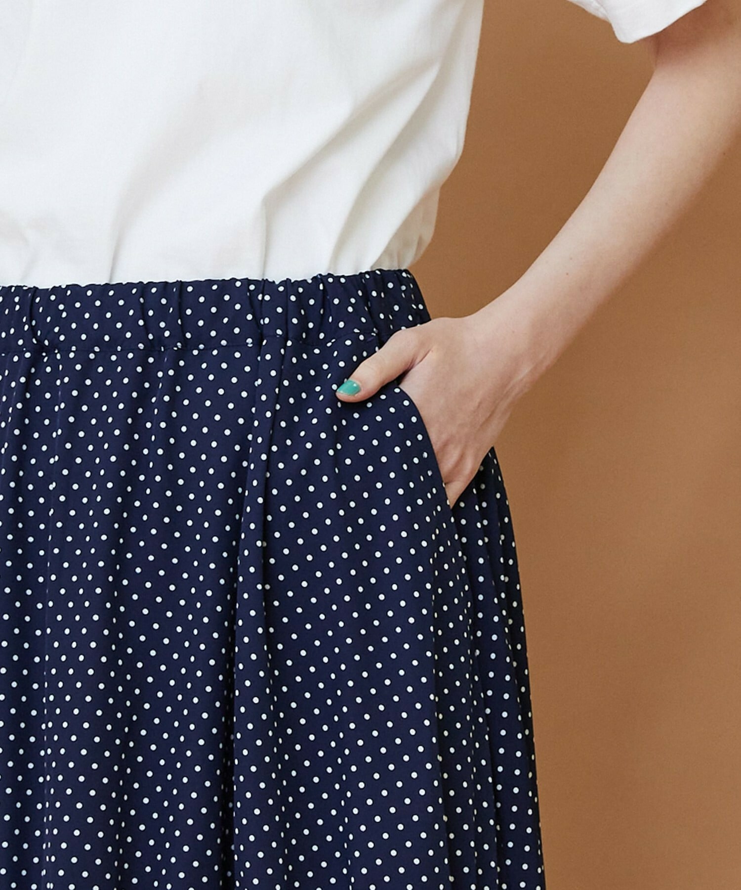 【FRAPBOIS】スプラッシュドット スカート 詳細画像 ブラック 3