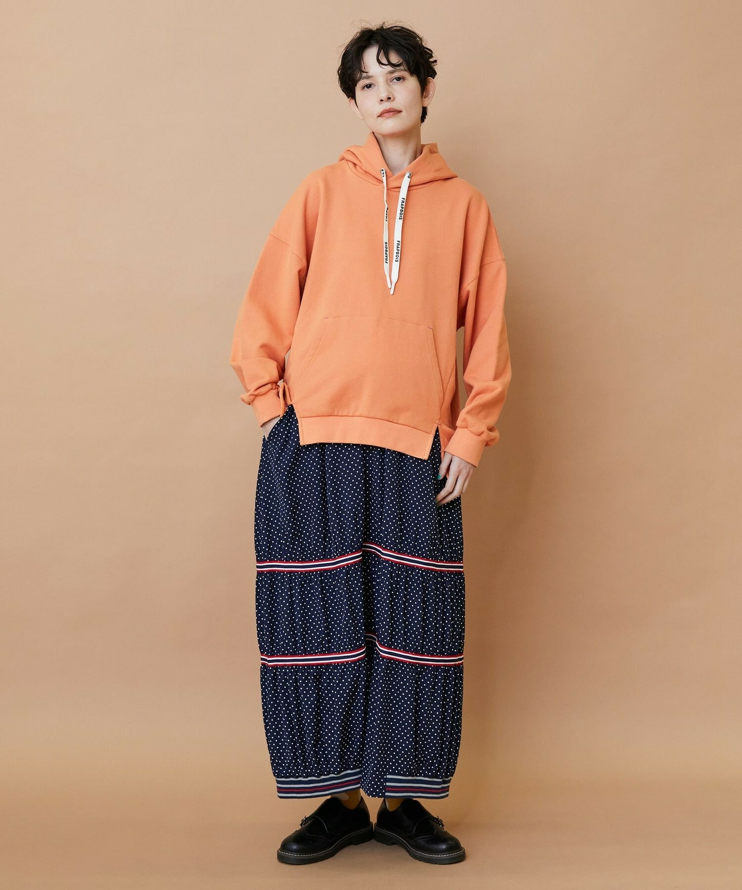 【FRAPBOIS】スプラッシュドット スカート 詳細画像 ブラック 8