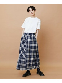 【FRAPBOIS】チェックパッチスカート 詳細画像 ブラウン 10