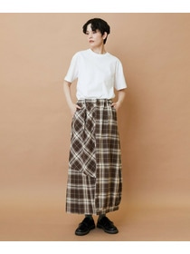 【FRAPBOIS】チェックパッチスカート 詳細画像 ブラウン 22