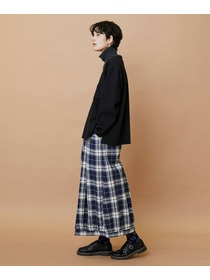 【FRAPBOIS】チェックパッチスカート 詳細画像 ブラウン 6