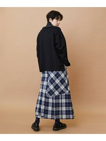 【FRAPBOIS】チェックパッチスカート 詳細画像 ブラウン 7