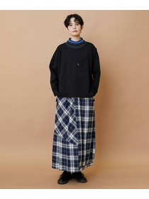 【FRAPBOIS】チェックパッチスカート 詳細画像 ブラウン 9