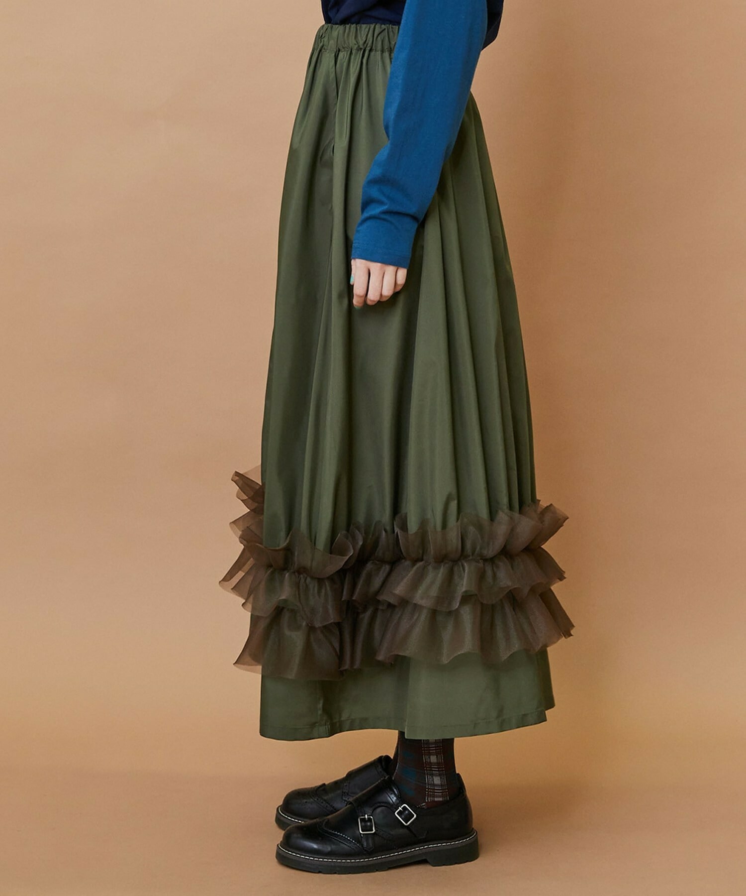 【FRAPBOIS】ブーケスカート 詳細画像 ブラック 1