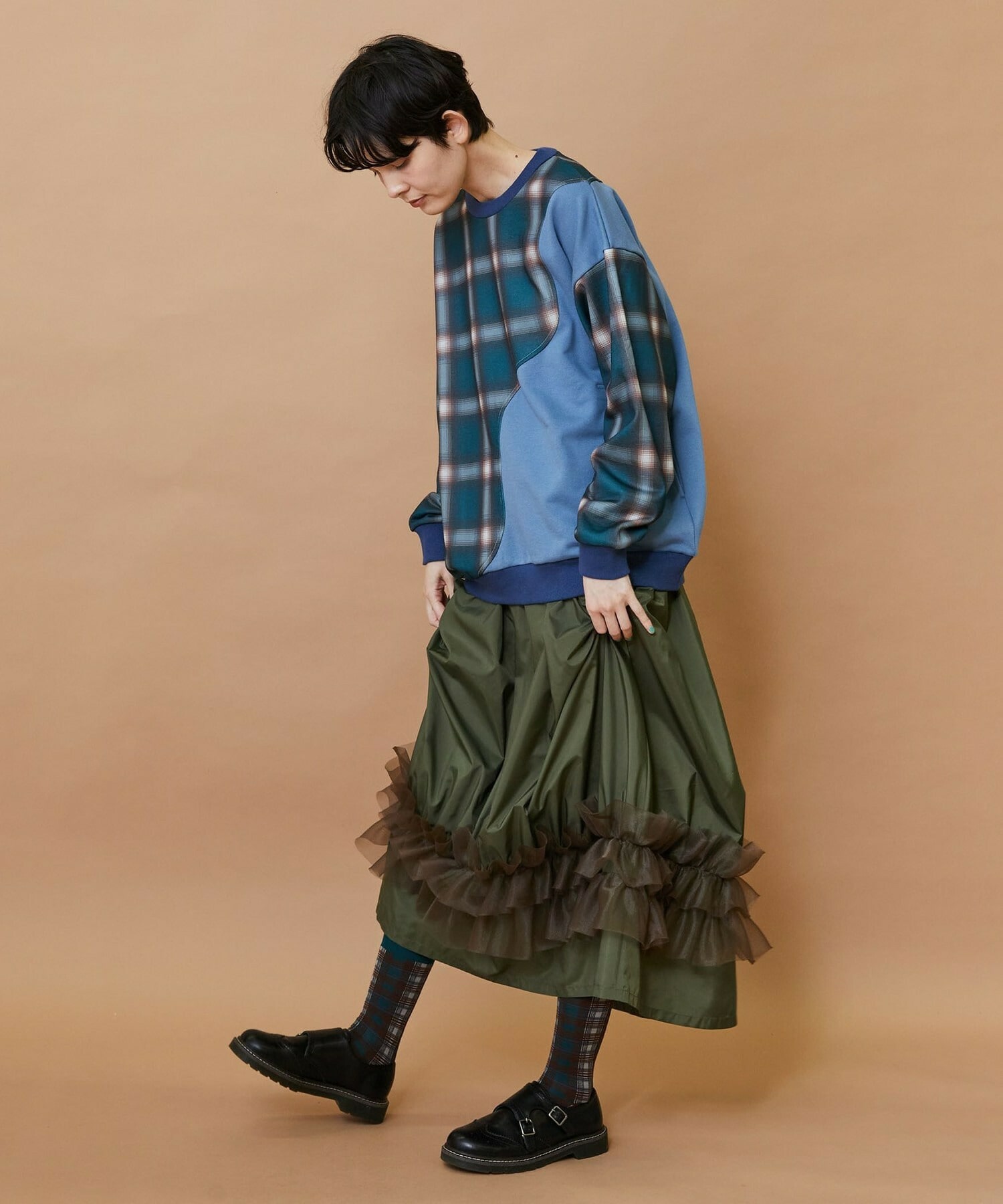 【FRAPBOIS】ブーケスカート 詳細画像 ブラック 12