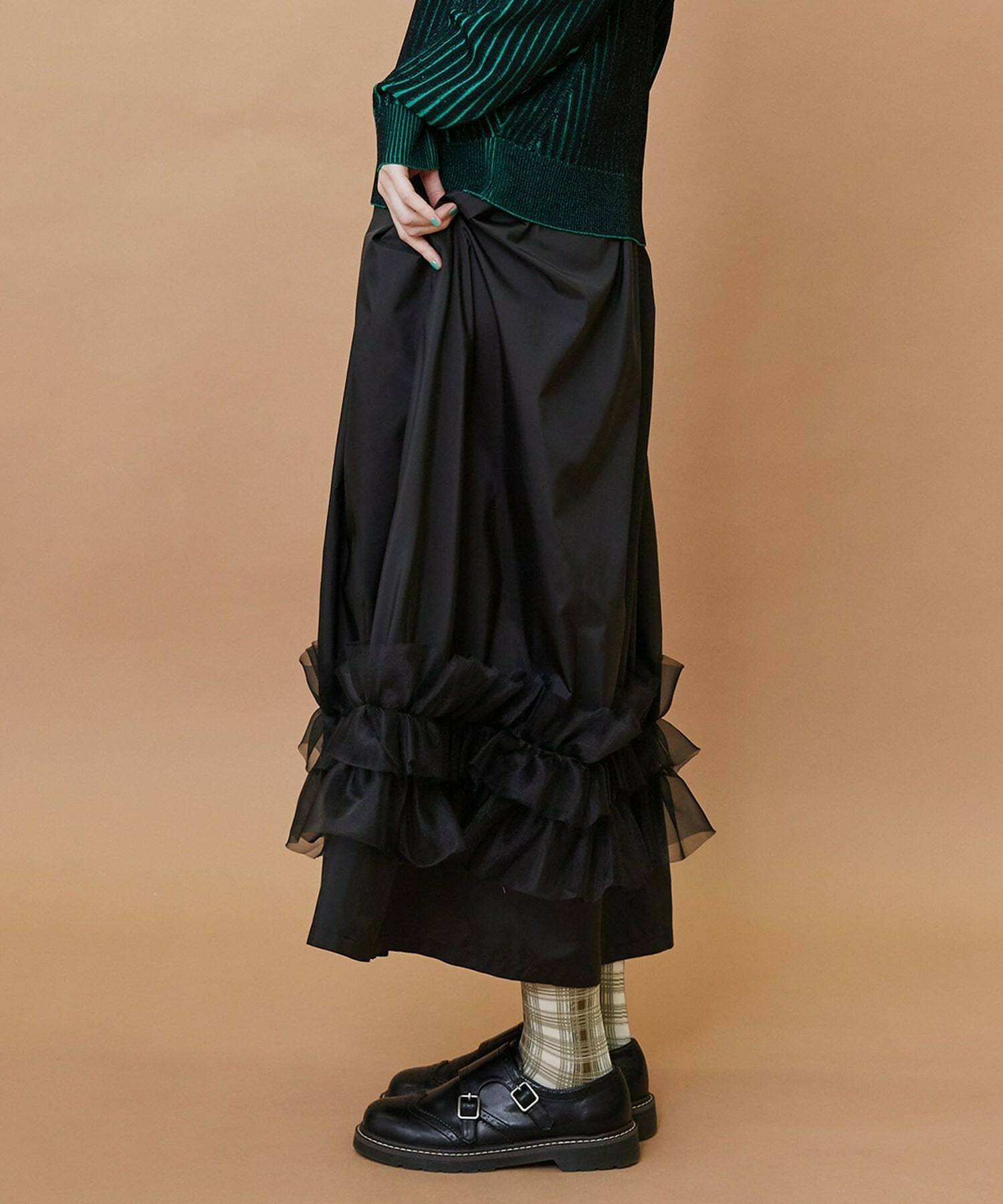 【FRAPBOIS】ブーケスカート 詳細画像 ブラック 14