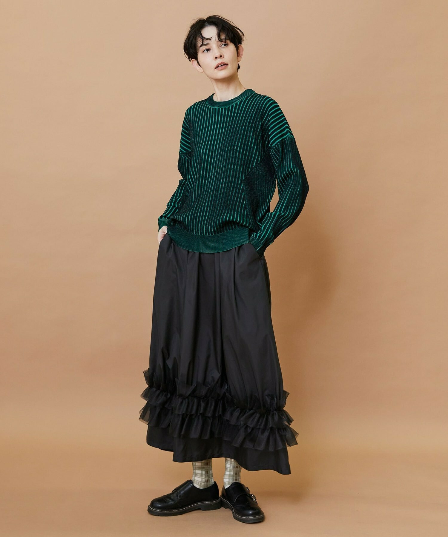 【FRAPBOIS】ブーケスカート 詳細画像 ブラック 17