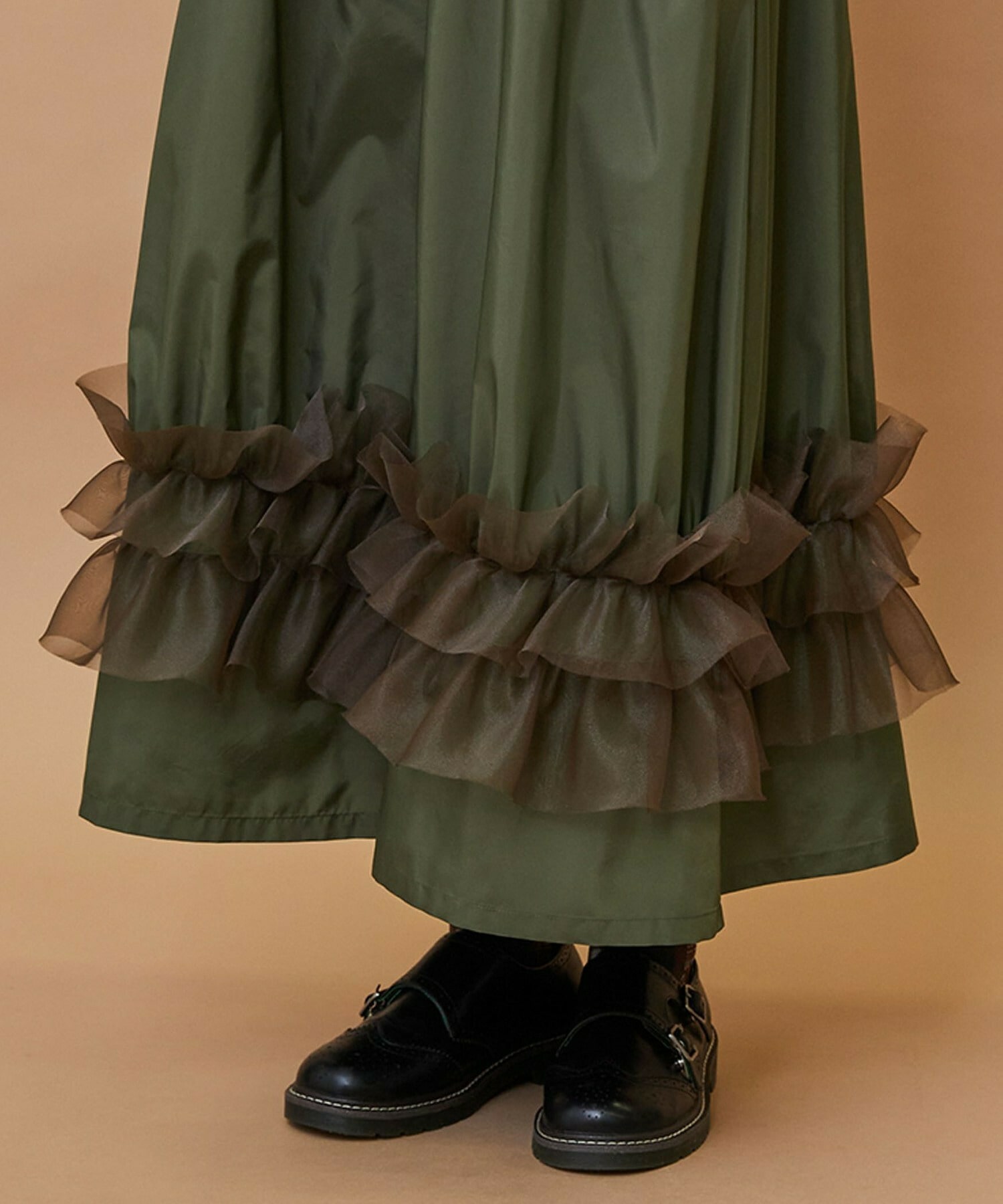 【FRAPBOIS】ブーケスカート 詳細画像 ブラック 4