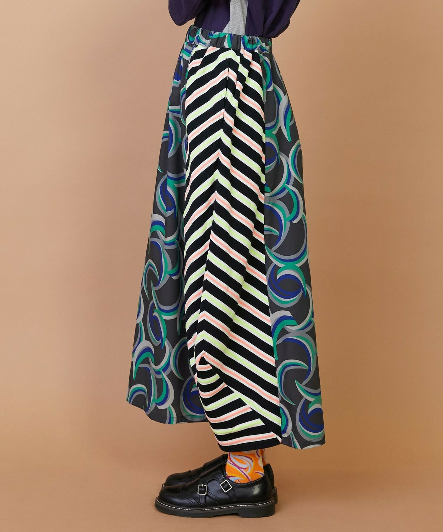 【FRAPBOIS】ウォーターサーフェス スカート 詳細画像 ベージュ 1