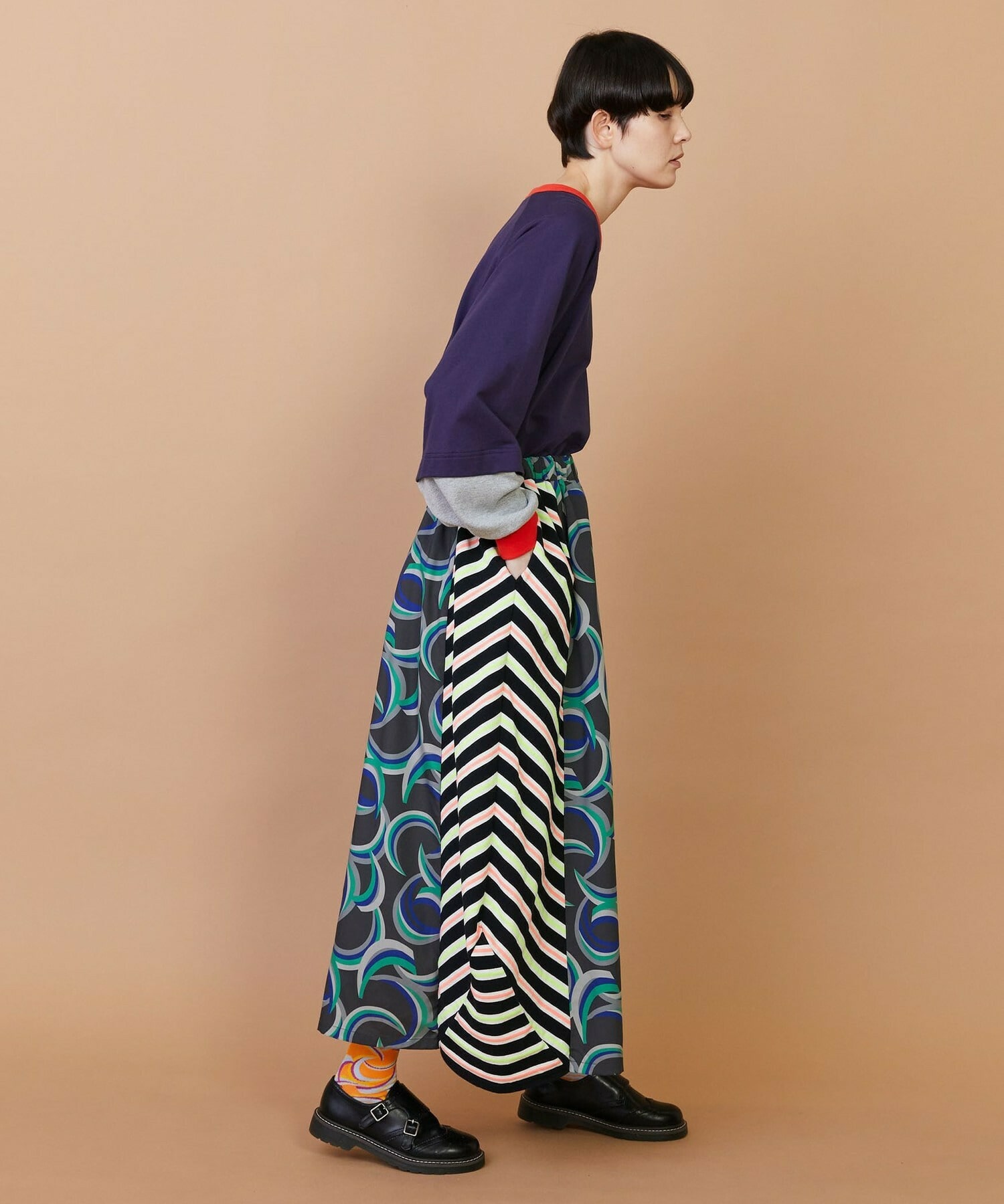 【FRAPBOIS】ウォーターサーフェス スカート 詳細画像 ベージュ 10