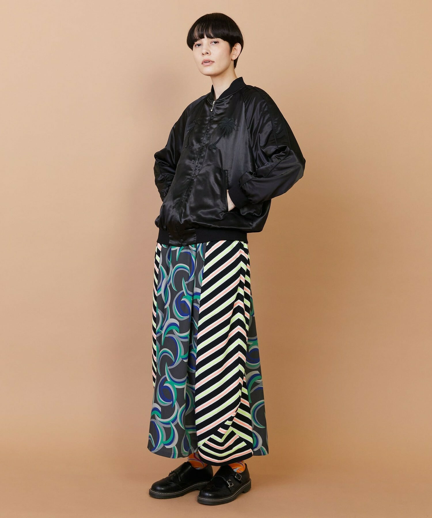 【FRAPBOIS】ウォーターサーフェス スカート 詳細画像 ベージュ 11