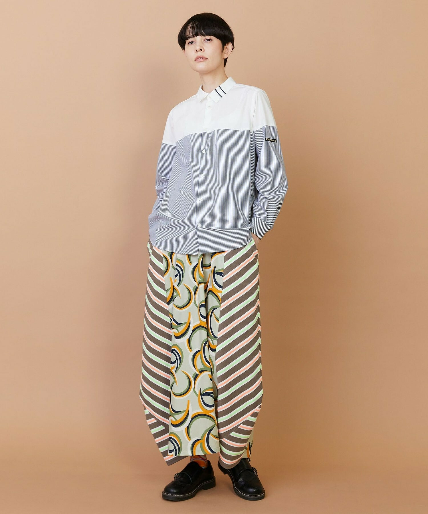 【FRAPBOIS】ウォーターサーフェス スカート 詳細画像 ベージュ 14