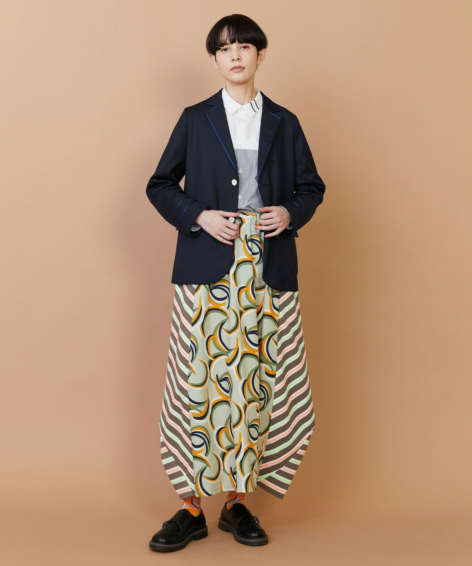 【FRAPBOIS】ウォーターサーフェス スカート 詳細画像 ベージュ 19