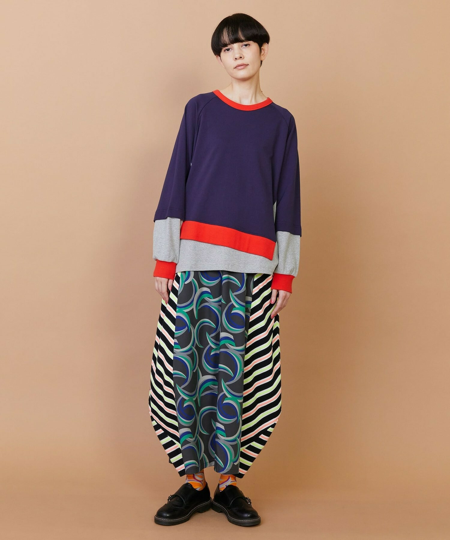 【FRAPBOIS】ウォーターサーフェス スカート 詳細画像 ベージュ 6