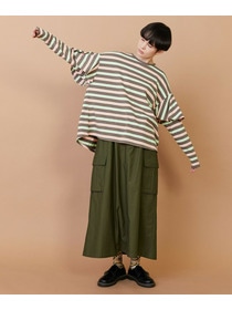 【FRAPBOIS】バックサテン スカート 詳細画像 グリーン 14