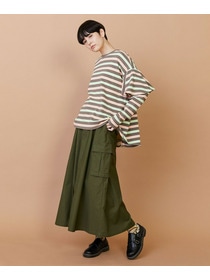 【FRAPBOIS】バックサテン スカート 詳細画像 グリーン 16