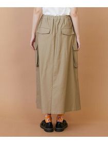 【FRAPBOIS】バックサテン スカート 詳細画像 グリーン 2