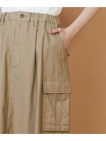 【FRAPBOIS】バックサテン スカート 詳細画像 グリーン 4