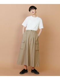 【FRAPBOIS】バックサテン スカート 詳細画像 グリーン 6