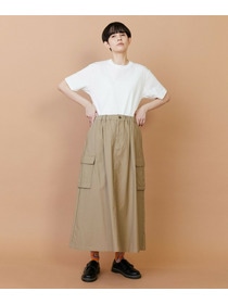 【FRAPBOIS】バックサテン スカート 詳細画像 グリーン 7