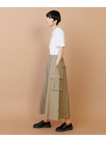 【FRAPBOIS】バックサテン スカート 詳細画像 グリーン 8