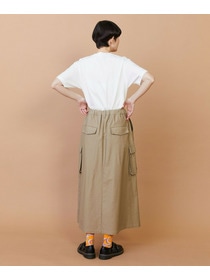 【FRAPBOIS】バックサテン スカート 詳細画像 グリーン 9
