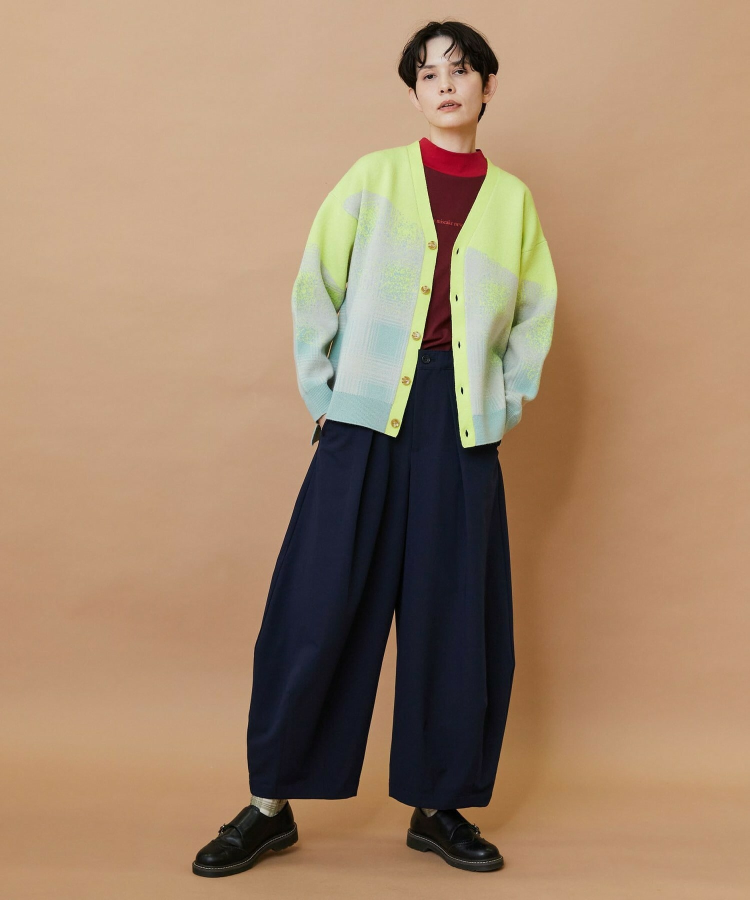 【FRAPBOIS】グラーチェニット カーディガン 詳細画像 イエロー 13