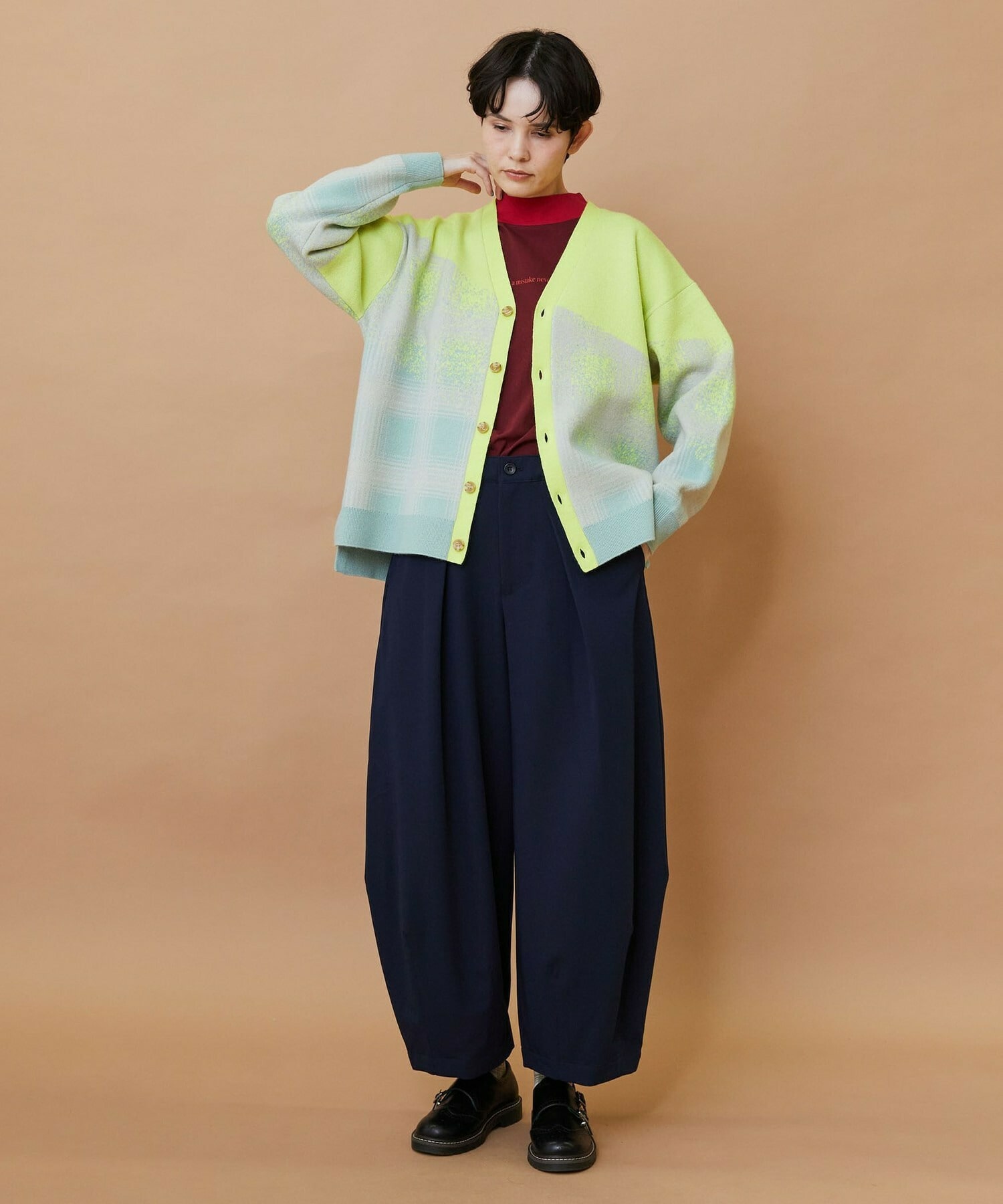 【FRAPBOIS】グラーチェニット カーディガン 詳細画像 イエロー 14