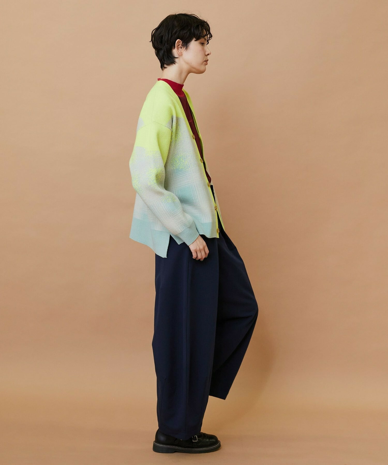 【FRAPBOIS】グラーチェニット カーディガン 詳細画像 イエロー 16