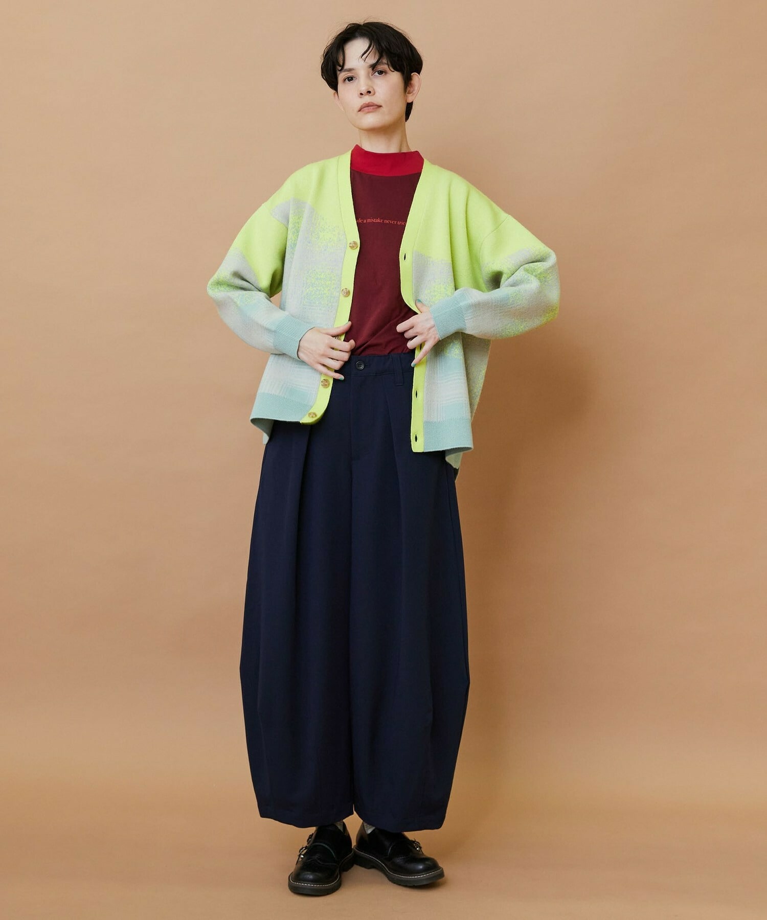 【FRAPBOIS】グラーチェニット カーディガン 詳細画像 イエロー 17