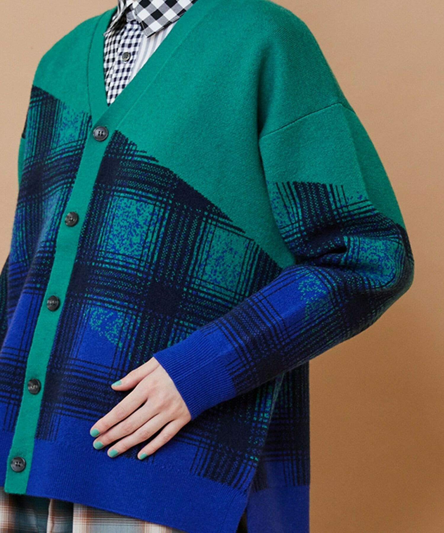 【FRAPBOIS】グラーチェニット カーディガン 詳細画像 イエロー 3